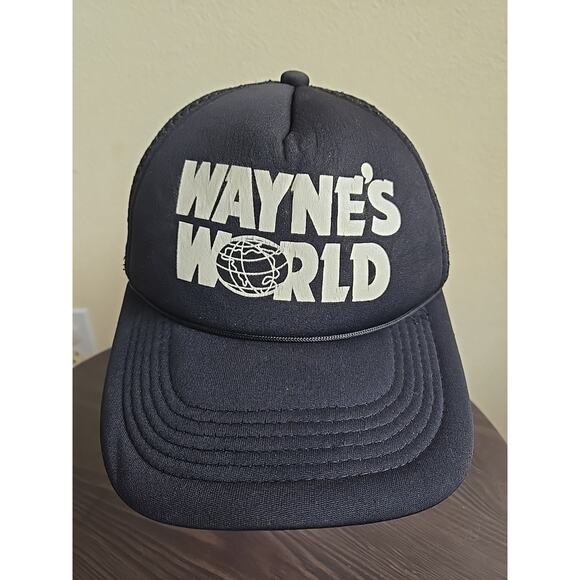 Vintage Wayne's World Saturday Night Live SNL 90s Adjustable Snapback Cap - Picture 1 of 6